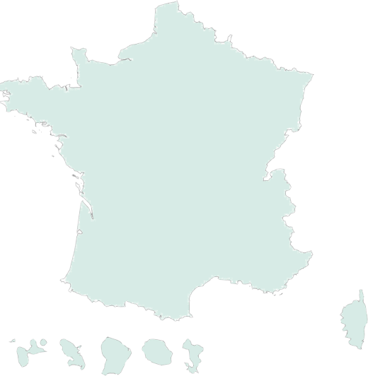 Carte d’intervention France métropolitaine et DROM-COM